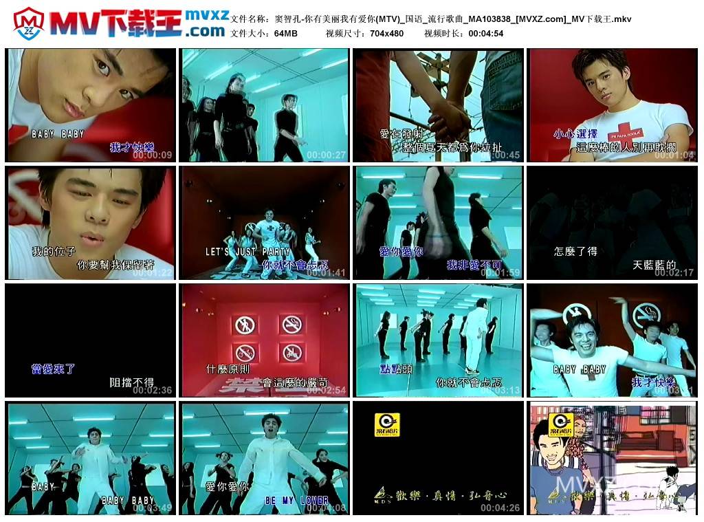 窦智孔-你有美丽我有爱你(MTV)_国语_流行歌曲_MA103838